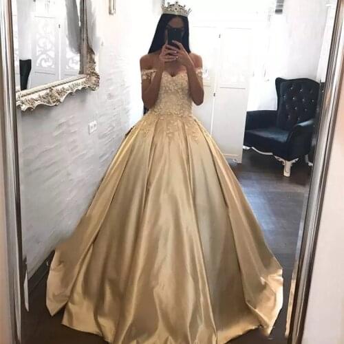 Off Shoulder With 3D Floral Prom Dresses Lace Up Back Women Evening Party Gowns Custom Special Occasion Party Gowns
