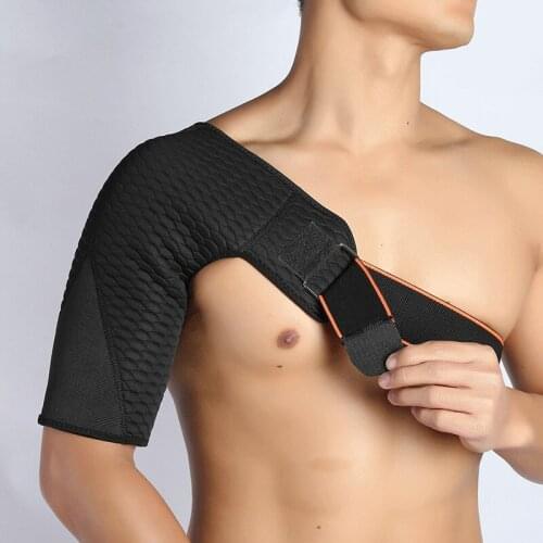 Adjustable Single Shoulder Support Strap Gym Sports Care Back Shoulder Brace Protector Wrap Belt Band Pad Bandage Men & Women