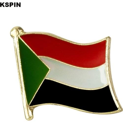 Sudan flag pin lapel pin badge Brooch Icons 1PC KS-0167