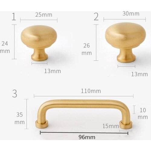New Light Luxury Brass Wardrobe Handles Nordic Cabinets Drawer Knob Cabinet Door Golden Long Modern Handles Furniture