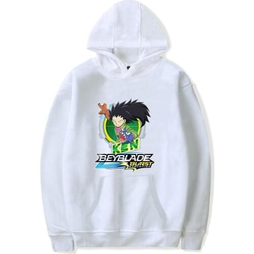Beyblade Burst Evolution Hoodies Men Women Comfortable Leisure Beyblade Burst Evolution boys girls New white Fashion pullovers