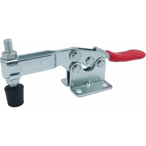 Hold Down Toggle Clamps Latch Anti Slip Hand Tool Holding Capacity Anti Slip Horizontal Heavy Duty Toggle Clamp 201-B Quick Tool