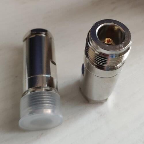 1Pcs RF N Connector Female Jack Clamp Coaxial for LMR195 RG58 RG142 RG400 Cable