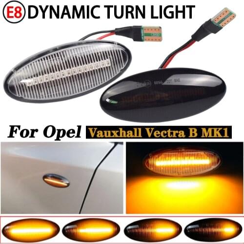 2X LED Side Marker Light Turn Signal Indicator Lamp For Opel Vauxhall Vectra B MK1 1995 1996 1997 1998 1999 2000 2001 2002