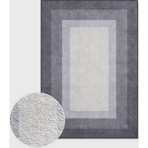 Nordic 3d geometric gray Carpets for Living Room Bedroom Area Rugs Waterproof Oilproof Kitchen Antislip Mat Home Decor Floor Rug