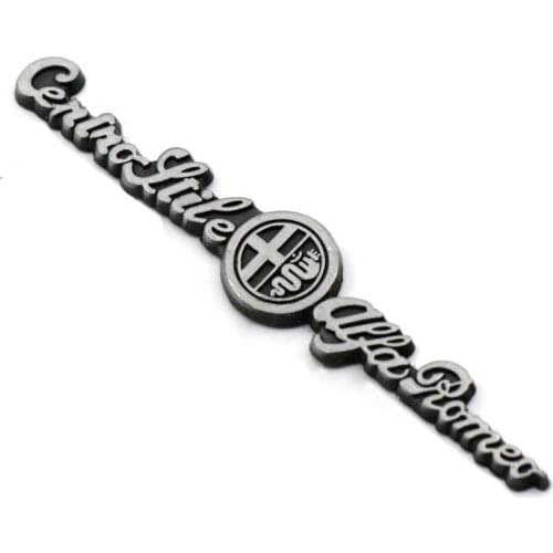 Car Accessories for Alfa Romeo 155 156 159 Mito Giulia GT Giulietta 147 Metal Auto Body Sticker Emblem Rear Trunk Badge Styling