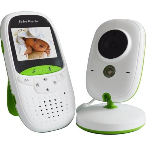 Wireless Video Baby Monitor 2.0 Inch Nanny Camera 2 Way Talk Night Vision IR LED Temperature Monitor Infant Baby Sleep Cam VB602