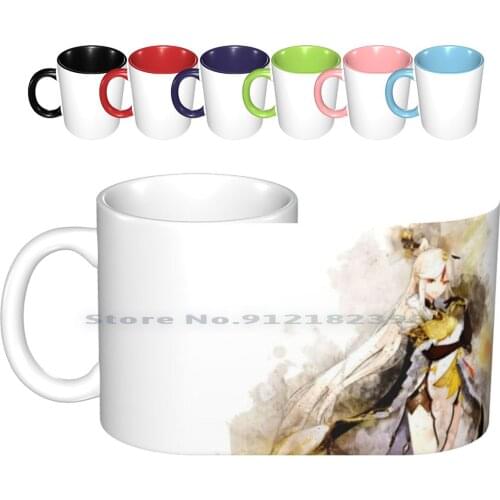 Genshin Impact-Ningguang Ceramic Mugs Coffee Cups Milk Tea Mug Ningguang Genshin Impact Genshin Impact Ningguang Genshin Impact