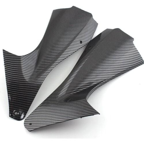 Motorcycle Carbon Look ABS Black Fairing Upper Air Intake Tube Ram Cover Pannel for Yamaha YZF-R6 YZF R6 06-07