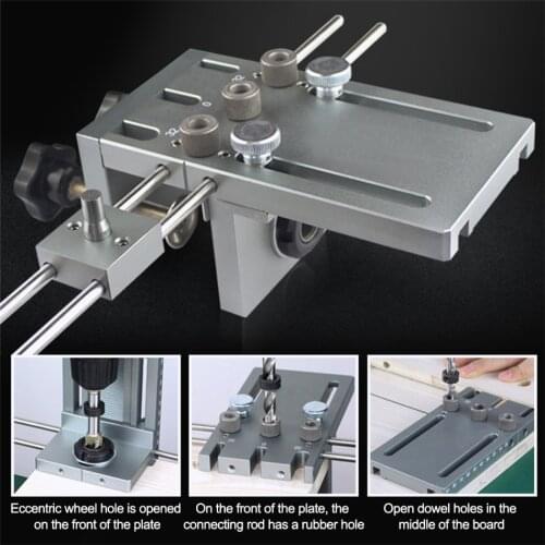 3in1 Drill Locator Hole Drill Guide Dowel Jig Convenient Labor Saving Woodworking Drilling Template Guide Tool for Home Kichen