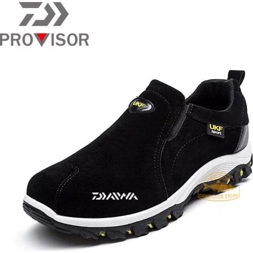 Climbing Shoes DAIWA Fishing Shoes Mens Outdoor Running Breathable Comfortable Suede Shoes Sports Rock Shoes 39-44