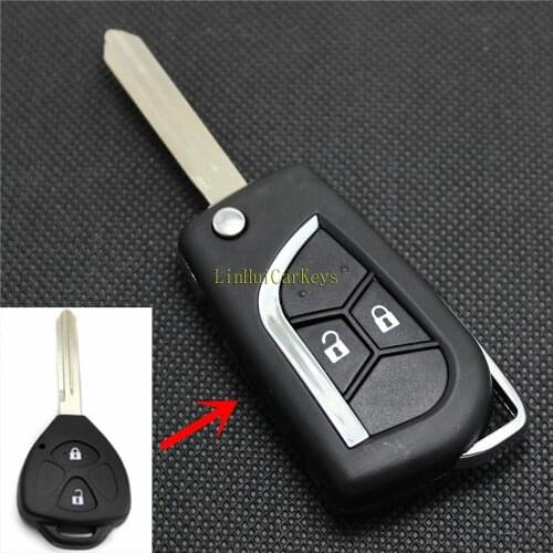 PINECONE Key Case for JAC J3 J6 Tojoy RS A13 B15 Remote Key 2 Buttons Uncut Blade Modified Remote Blank Key Shell Cover 1 PC
