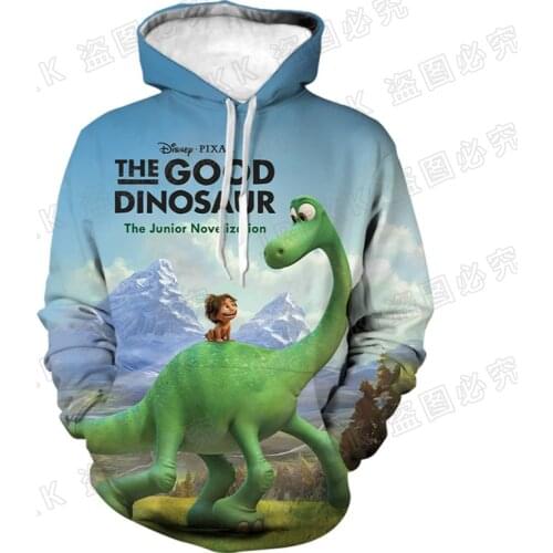 Casual The Good Dinosaur Hoodies Men Women Children Fashion Cartoon Anime 3D Print Sweatshirts Boy Girl Kids Cool Pullover Coat