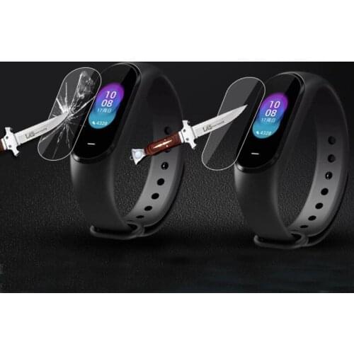 Tempered Glass Clear Protective Film Guard For Xiaomi Xiaomi Hey+ NFC band Hey Plus Smartband Bracelet Screen Protector Cover