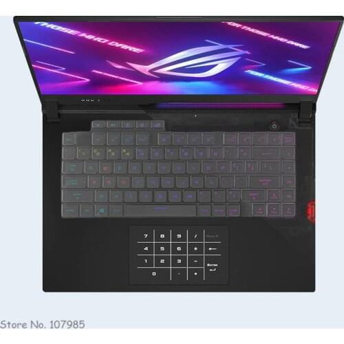 High Clear TPU Laptop Keyboard Cover Protector Skin For ASUS ROG SCAR 15 G533Q G533QS G533QM G533 Q QS QM 15.6 inch 2021