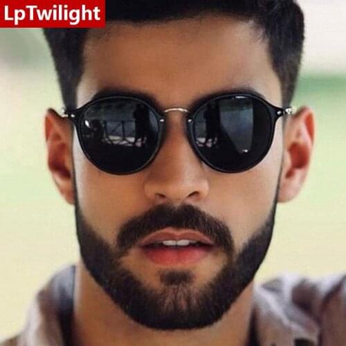 LpTwilight Round Retro Sunglasses Men Brand Designer Fashion Sunglasses for Men/Women Vintage Sunglasses Men Luxury Yang mirror
