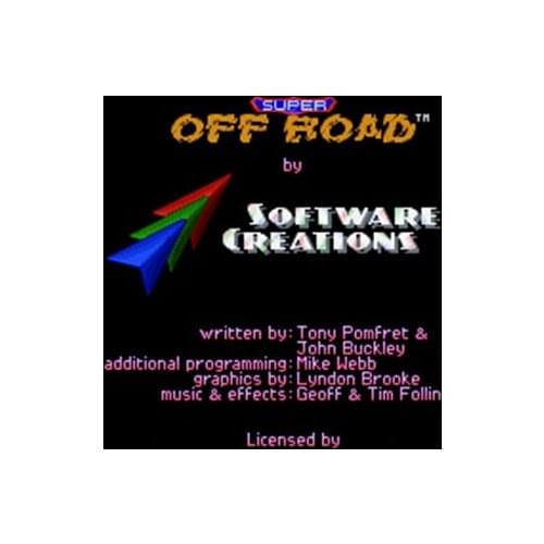 Super Off Road 16 bit Big Gray Game Card For NTSC Game Player Drop Shipping