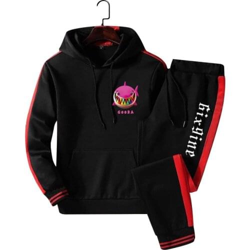 Streetwear New Album GOOBA 6ix9ine Sweatshirts Print Long Sleeve Women Mens Autumn Winter Hip Hop Rapper Hoodies And Pants Sets