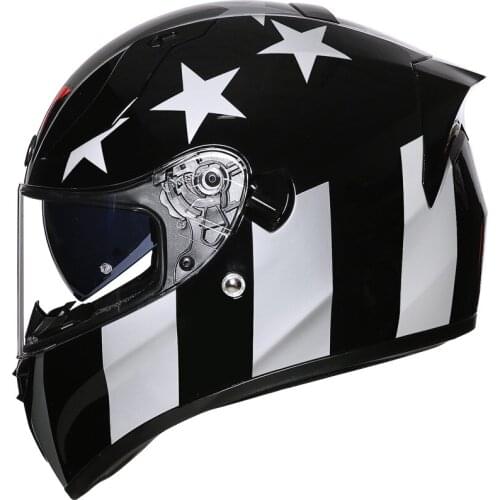 TORC Motorcycle Full Face Helmet T18 Motorbike Riding Helmets Moto Motocross Racing Double Lens Casco Moto M-4XL