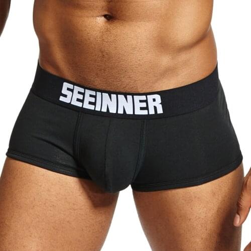 New Mens Underwear Stretch Cotton Multicolor Boxer Shorts Mens Underpants Breathable Lingerie Men Boxers