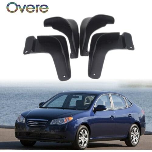 OVERE Car Front Rear Mudguards For Hyundai Elantra HD 2007 2008 2009 2010 Fourth generation Car-styling Mudflap Accessories