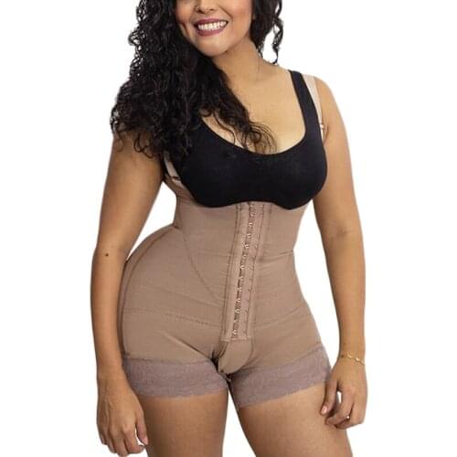 Women’S Shapewear Open File High Compression Tummy Control Fajas Reductoras Y Modeladoras Mujer BBL Post Op Surgery Supplies