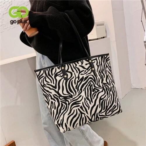 GOPLUS Bear Print Womens bag 2021 Crossbody Shoulder Bag Check Armpit Fashion Tote Bag Large Capacity sac a main femme