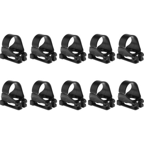 10 Pieces Scuba Dive Universal Plastic Clip Snorkel Keeper Retainer 25mm Replacement Snorkeling Equipment Gear