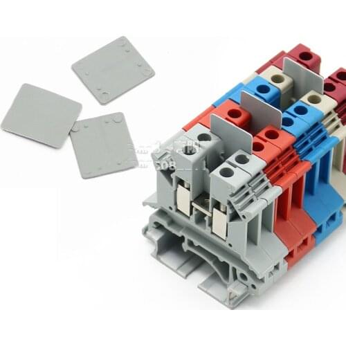 10pcs UK series universal group voltage terminals small spacers UK2.5B accessories TS-K small inserts Wire Cable Terminals