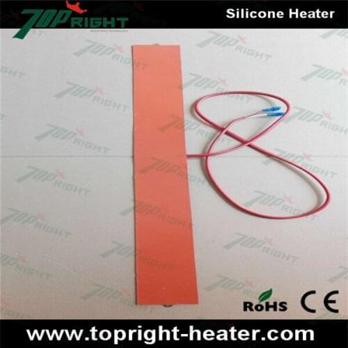 230v Flexible silicone rubber heating mat with CE certification produced by silicone rubber heater factory