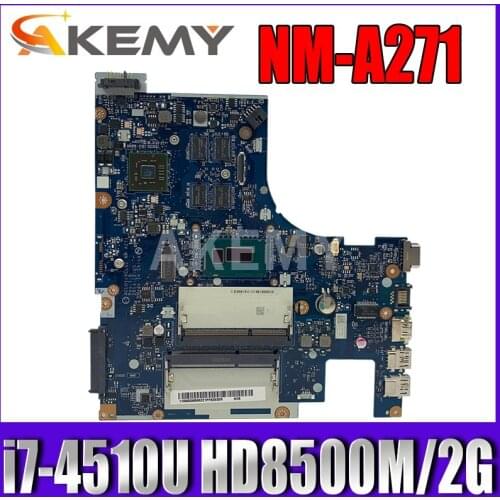 AKemy Original ACLUC3/ACLU4 NM-A271 For Lenovo G50-80 G50-70 Laptop PC motherboard i7-4510U HD8500M/2G