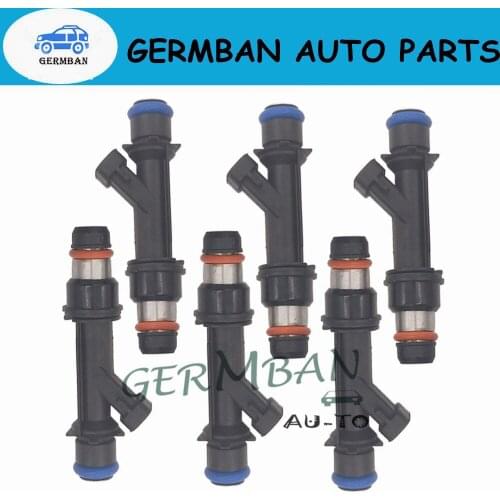 Free Shipping 6Pcs 25317671 ,832-11178-E 4G1661 Fuel Injector For 2002-2004 Buick Chevy Oldsmobile GMC Envoy Isuzu 4.2L