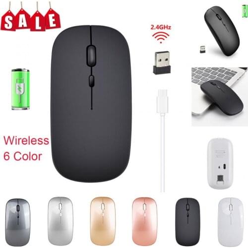 Wireless Mouse Bluetooth Rechargeable Mouse Wireless Computer Silent Mause Ergonomic Mini Mouse USB Optical Mice For PC laptop