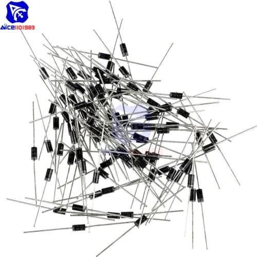 100PCS 1A 1000V Diode 1N4007 IN4007 DO-41 100% New Origin