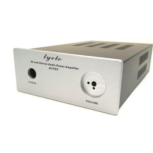 KYYSLB 170*70*268MM A1707 Aluminum Panel Amplifier Chassis Box House DIY Enclosure with Cooling Holes Amplifier Case Shell