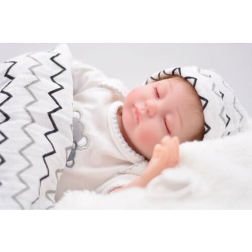 NPK Newborn Reborn Baby Dolls boys Silicone soft Body Cute Baby Doll For Girls Princess Kid Fashion Bebe Reborn Dolls 40cm