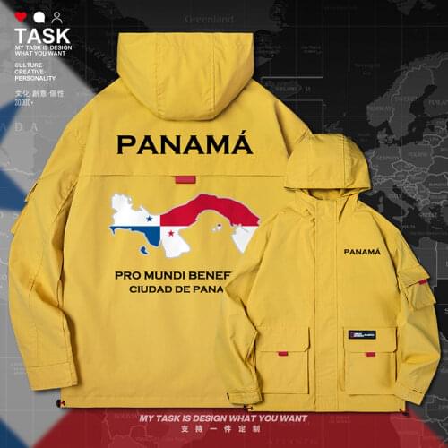 Panama Panamanian PAN men jacket hooded map nation flag long sleeve new casual top chaquetas hombre jackets autumn clothes