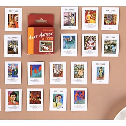 Matisse Painting Bullet Journal Stickers Aesthetic Scrapbooking Material DIY Decoration Statioenry Craft Supplies Hobby Sticker