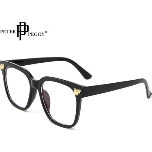 Fashion Transparent Glasses Women Men Square Frame Glasses Candy Color Big Frame Optical Computer Anti Blue Light Eyeglasses