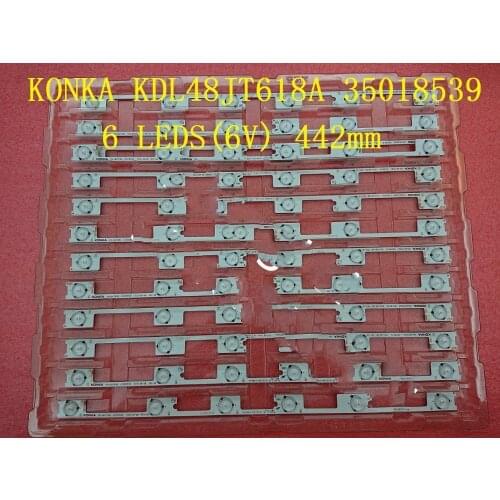 New LED backlight bar strip for KONKA KDL48JT618A 35018539 6 LEDS(6V) 442mm