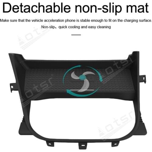 QI Wireless Charge Special On-board Charge Phone Charging Panel Android For BMW X3 X4 2014-2017 Car Pad Non-slip Car Accessories