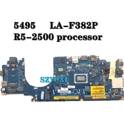 R5-2500U LA-F382P For Dell Latitude 5495 Laptop Motherboard MKC9X CN-068J8X 68J8X 068J8X Mainboard