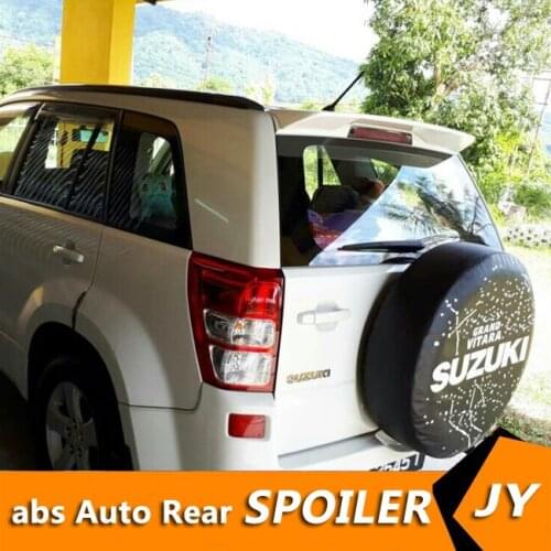 For SUZUKI VITARA Spoiler 2007-2013 VITARA spoiler High Quality ABS Material Car Rear Wing Primer Color Rear Spoiler
