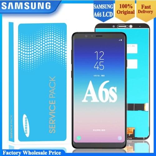 Super AMOLED A6S LCD For Samsung Galaxy A6s SM-G6200 Screen LCD Display Touch Screen Assembly Replacment Parts