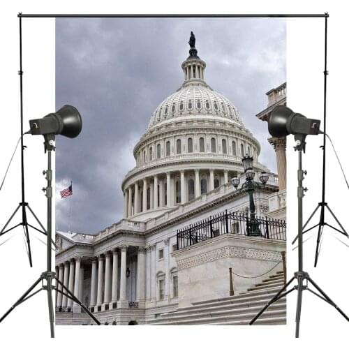 United States Capitol side view Theme Photography Background Studio Props Wall Photography Backdrop 150x220cm