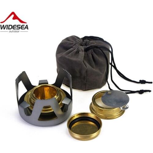 High Quality Outdoor Picnic Stove New Mini Ultra-light Spirit Combustor Alcohol Stove Camping Furnace Camping Portable Folding
