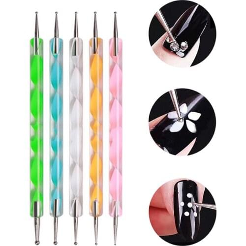High Quality 15pcs Nail Designs Brush Set Including Point Drill Drawing Pens Nail Painting Drawing 3D Nail Brush Brush Pen Kits