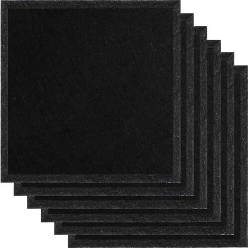 6 Pcs Sound Proof Wall Panels Acoustic Stickers Isolator Music Studio Insulation Absorbing Home Door Insulation Sealing Strips