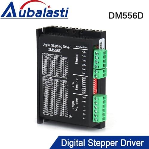 Aubalasti 2Phase Digital Stepper Driver DM556D 24-50VDC use for CNC Laser Engraving and Cutting Machine