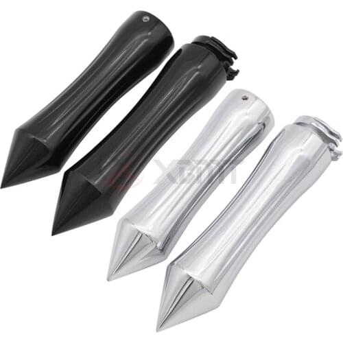 1" 25mm Motorcycle Black Chrome Handlebars Hand Grips For Harley Honda Kawasaki Suzuki Yamaha Bikes Cruiser Chopper Custom